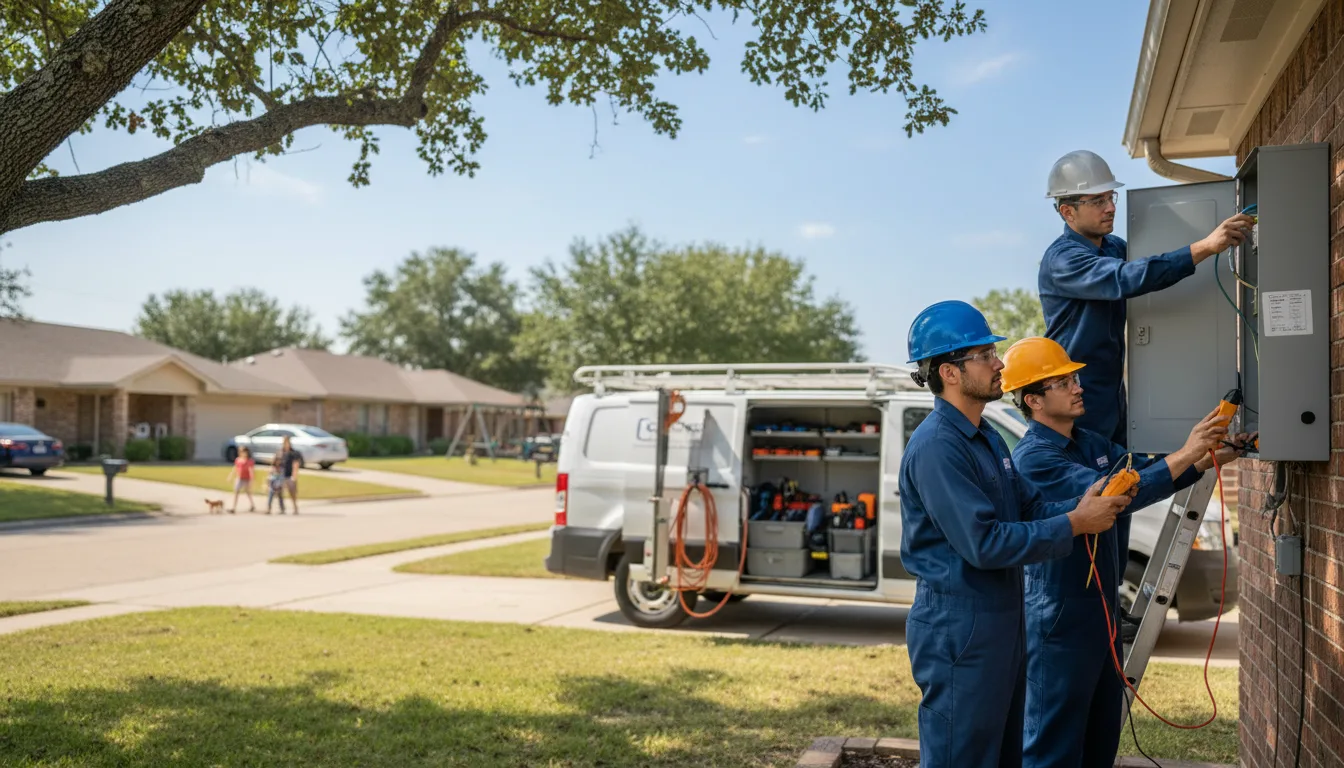 Certified electrician providing emergency electrical services in New Franklin, MO